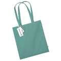 Sage Green - Front - Westford Mill EarthAware Organic Bag For Life Tote Bag