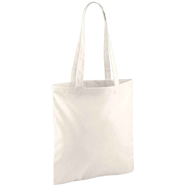 Natural - Front - Westford Mill Bag For Life Long Handle Tote Bag