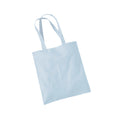 Pastel Blue - Front - Westford Mill Bag For Life Long Handle Tote Bag