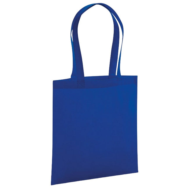 Bright Royal Blue - Front - Westford Mill Premium Organic Cotton Tote Bag