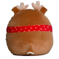 Mid Brown - Back - Mumbles Squidgy Deer Plush Toy
