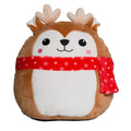 Mid Brown - Front - Mumbles Squidgy Deer Plush Toy