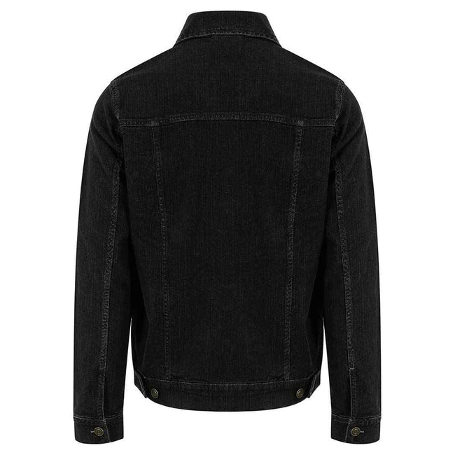Black - Back - Awdis Womens-Ladies Olivia Denim Jacket
