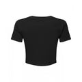 Black - Back - TriDri Womens-Ladies Twisted Crop Top