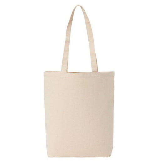Natural - Front - Nutshell Premium Canvas Flat Base Shopper