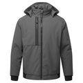 Metal Grey - Front - Portwest Unisex Adult Padded 2 Layer Soft Shell Jacket