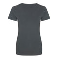 Charcoal - Back - Awdis Womens-Ladies Cascade Ecologie Organic T-Shirt
