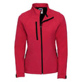 Classic Red - Front - Russell Womens-Ladies 3 Layer Soft Shell Jacket
