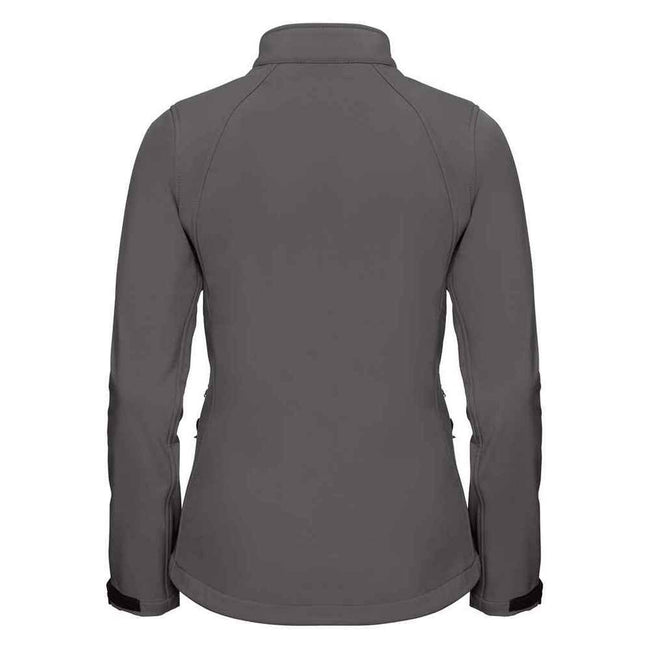 Titanium - Back - Russell Womens-Ladies 3 Layer Soft Shell Jacket