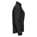 Black - Side - Russell Womens-Ladies 3 Layer Soft Shell Jacket