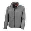 Workguard Grey - Front - Result Mens Classic Soft Shell Jacket