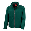 Bottle Green - Front - Result Mens Classic Soft Shell Jacket