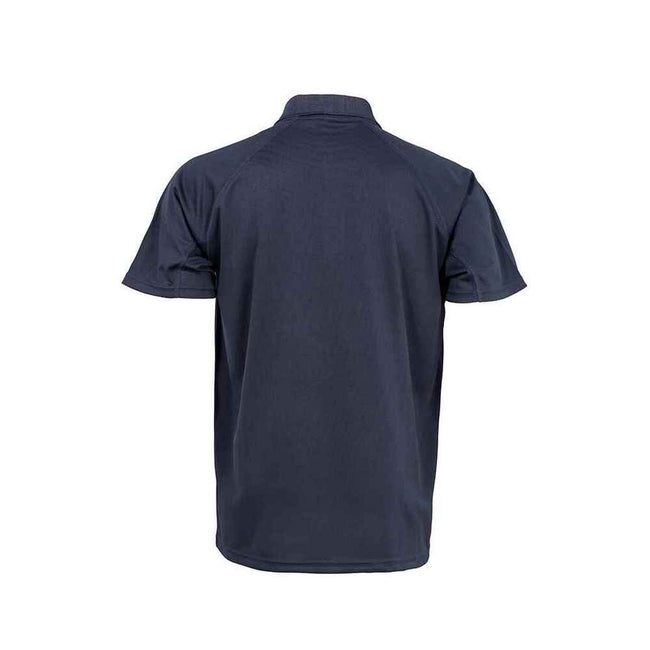 Navy - Back - Spiro Womens-Ladies Performance Aircool Polo Shirt
