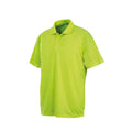Flo Yellow - Front - Spiro Womens-Ladies Performance Aircool Polo Shirt