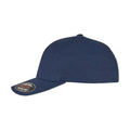 Navy - Side - Flexfit Unisex Adult Cotton Twill Baseball Cap