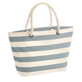 Natural-Grey - Front - Westford Mill Nautical Tote Bag