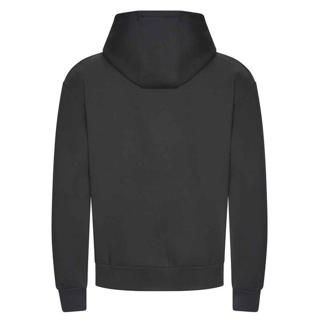 Solid Charcoal - Back - Awdis Unisex Adult Signature Heavyweight Hoodie