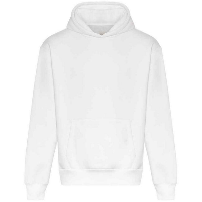 White - Front - Awdis Unisex Adult Signature Heavyweight Hoodie