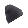 Graphic Grey - Front - Beechfield Unisex Adult Original Polylana Cuffed Beanie