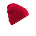 Classic Red - Back - Beechfield Unisex Adult Original Polylana Cuffed Beanie