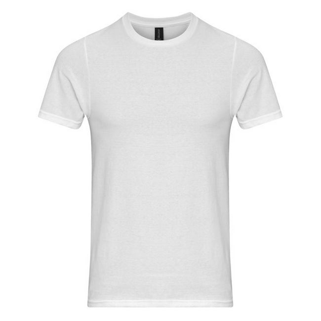 White - Front - Gildan Mens Softstyle T-Shirt