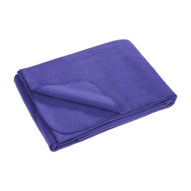 Purple - Front - Result Genuine Recycled Fleece Recycled Blanket