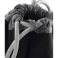 Black - Side - Bagbase Athleisure Drawstring Bag