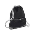 Black - Front - Bagbase Athleisure Drawstring Bag