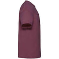 Burgundy - Side - Fruit of the Loom Childrens-Kids Valueweight T-Shirt