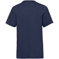 Deep Navy - Back - Fruit of the Loom Childrens-Kids Valueweight T-Shirt