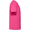 Fuchsia - Side - Fruit of the Loom Childrens-Kids Valueweight T-Shirt