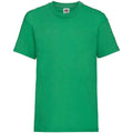 Kelly Green - Front - Fruit of the Loom Childrens-Kids Valueweight T-Shirt