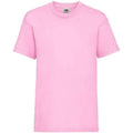 Light Pink - Front - Fruit of the Loom Childrens-Kids Valueweight T-Shirt