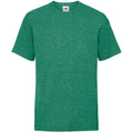 Retro Heather Green - Front - Fruit of the Loom Childrens-Kids Valueweight T-Shirt