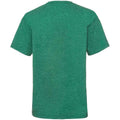 Retro Heather Green - Back - Fruit of the Loom Childrens-Kids Valueweight T-Shirt