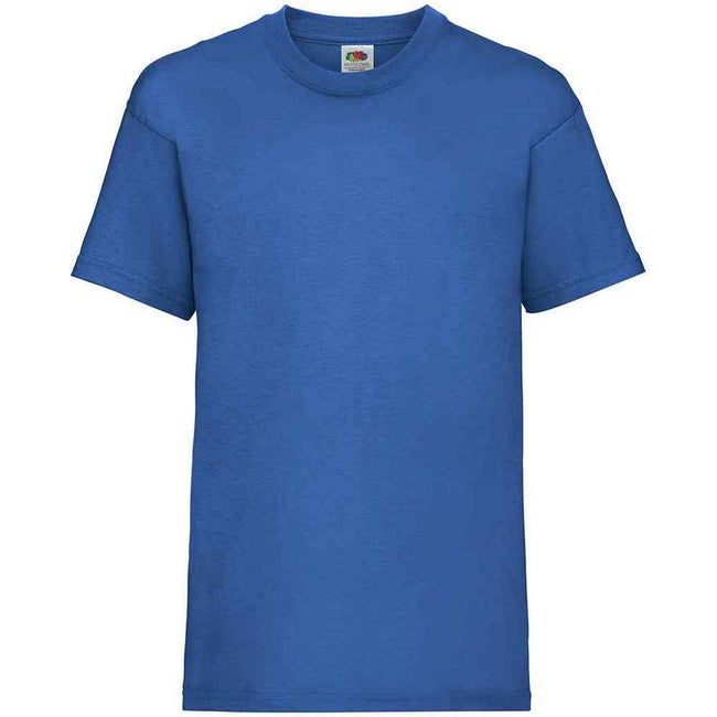 Royal Blue - Front - Fruit of the Loom Childrens-Kids Valueweight T-Shirt