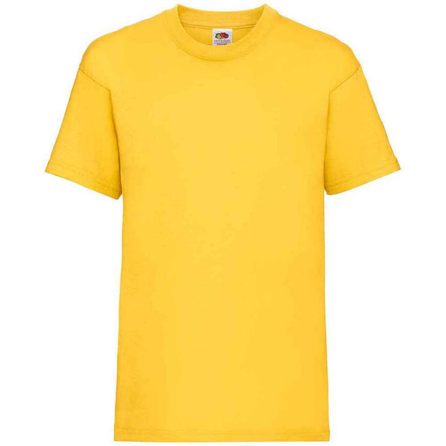 Sunflower - Front - Fruit of the Loom Childrens-Kids Valueweight T-Shirt