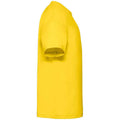 Yellow - Side - Fruit of the Loom Childrens-Kids Valueweight T-Shirt