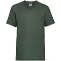 Bottle Green - Front - Fruit of the Loom Childrens-Kids Valueweight T-Shirt