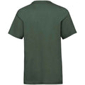 Bottle Green - Back - Fruit of the Loom Childrens-Kids Valueweight T-Shirt