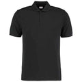 Black - Front - Kustom Kit Mens Klassic Superwash 60C Short-Sleeved Polo Shirt