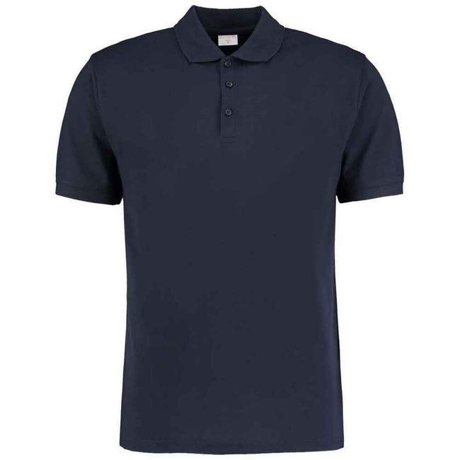 Navy - Front - Kustom Kit Mens Klassic Superwash 60C Short-Sleeved Polo Shirt