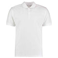 White - Front - Kustom Kit Mens Klassic Superwash 60C Short-Sleeved Polo Shirt