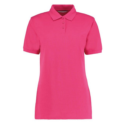 Raspberry - Front - Kustom Kit Womens-Ladies Superwash 60C Polo Shirt