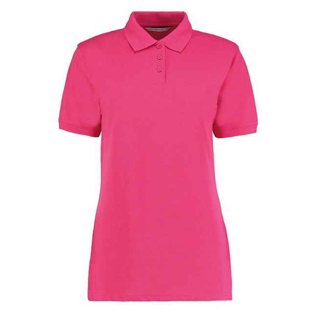 Raspberry - Front - Kustom Kit Womens-Ladies Superwash 60C Polo Shirt