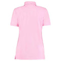 Pink - Back - Kustom Kit Womens-Ladies Superwash 60C Polo Shirt