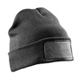Grey - Front - Result Unisex Adult Double Knit Printable Beanie