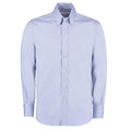 Light Blue - Front - Kustom Kit Mens Premium Oxford Tailored Long-Sleeved Shirt