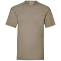 Khaki Green - Front - Fruit of the Loom Mens Valueweight T-Shirt