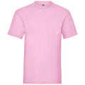 Light Pink - Front - Fruit of the Loom Mens Valueweight T-Shirt